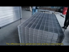 Galvanizli Gümüş Çelik Izgara Dış Mekan Kanalizasyon Damalı Plaka