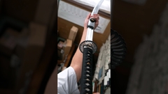 Yılda 3.000'den fazla Japon iaido kılıcının işlenmesi#japan #craft #shorts #short #process