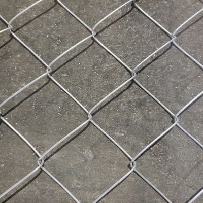 Metal 6 Ft X 50 Ft Galvanized Chain Link Fences 60*60mm Size