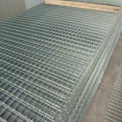 YB/T4001.1-2007 Standart Modern Paslanmaz Çelik Flat Bar Grating With Machine Welding Bright On Surface