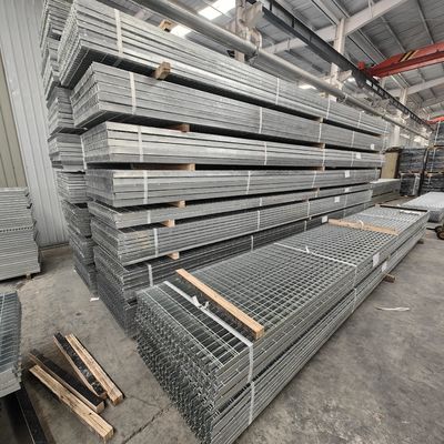 Endüstriyel Çelik ızgara 3mm Çapraz Çubuk YB/T4001.1-2007 Sıcak Galvanizli Gümüş Yüzeyi