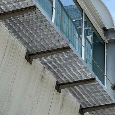Makine basıncı kaynaklı 3mm çapraz çubuklu Endüstriyel Çelik Zemin Çitleri