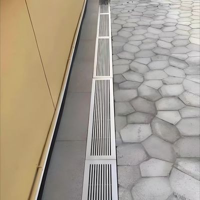 900mm Geniş Alüminyum Plain Bar Grating With Anodized Finish