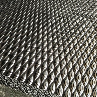 Galvanizli çelik genişletilmiş metal levha Q235 Endüstriyel için ham madde