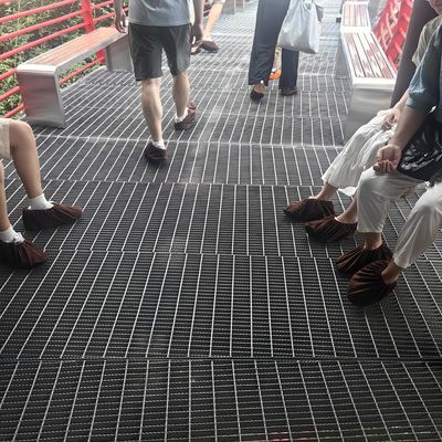 30mm Pitch Endüstriyel Çelik ızgara 3mm Çapraz Çubuk Kalınlığı Makine Basınç kaynak